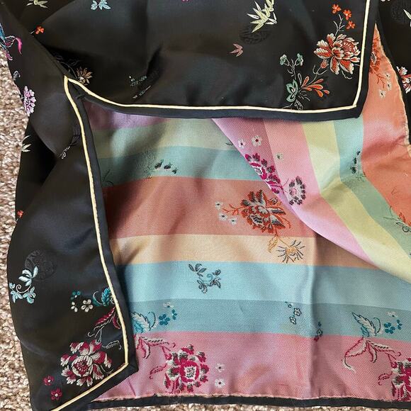 Handmade Black Japanese Traditional Cheongsam Kimono Dress- 40-Approx. 4-6 - Picture 6 of 11